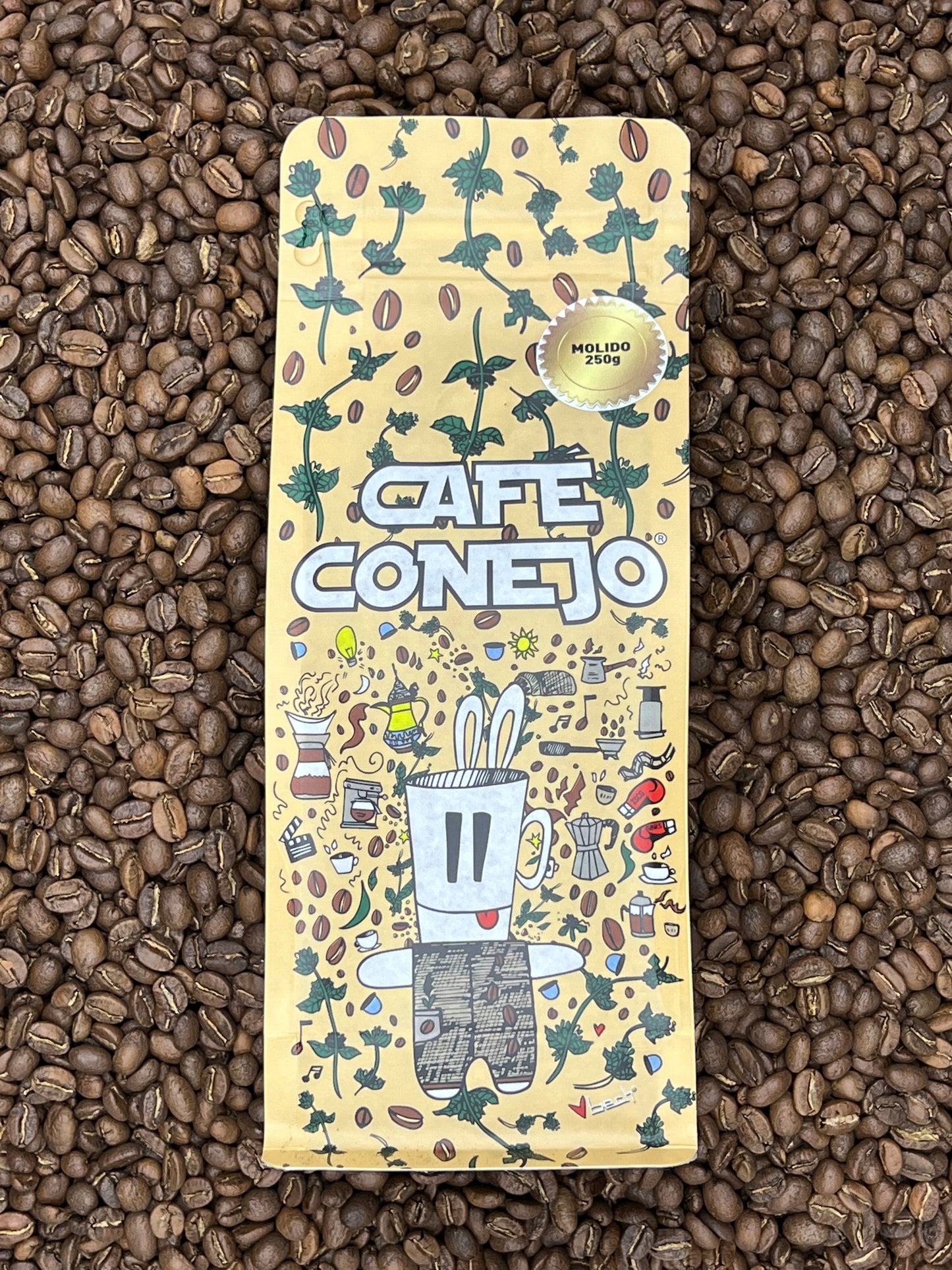 CAFÉ CONEJO MOLIDO